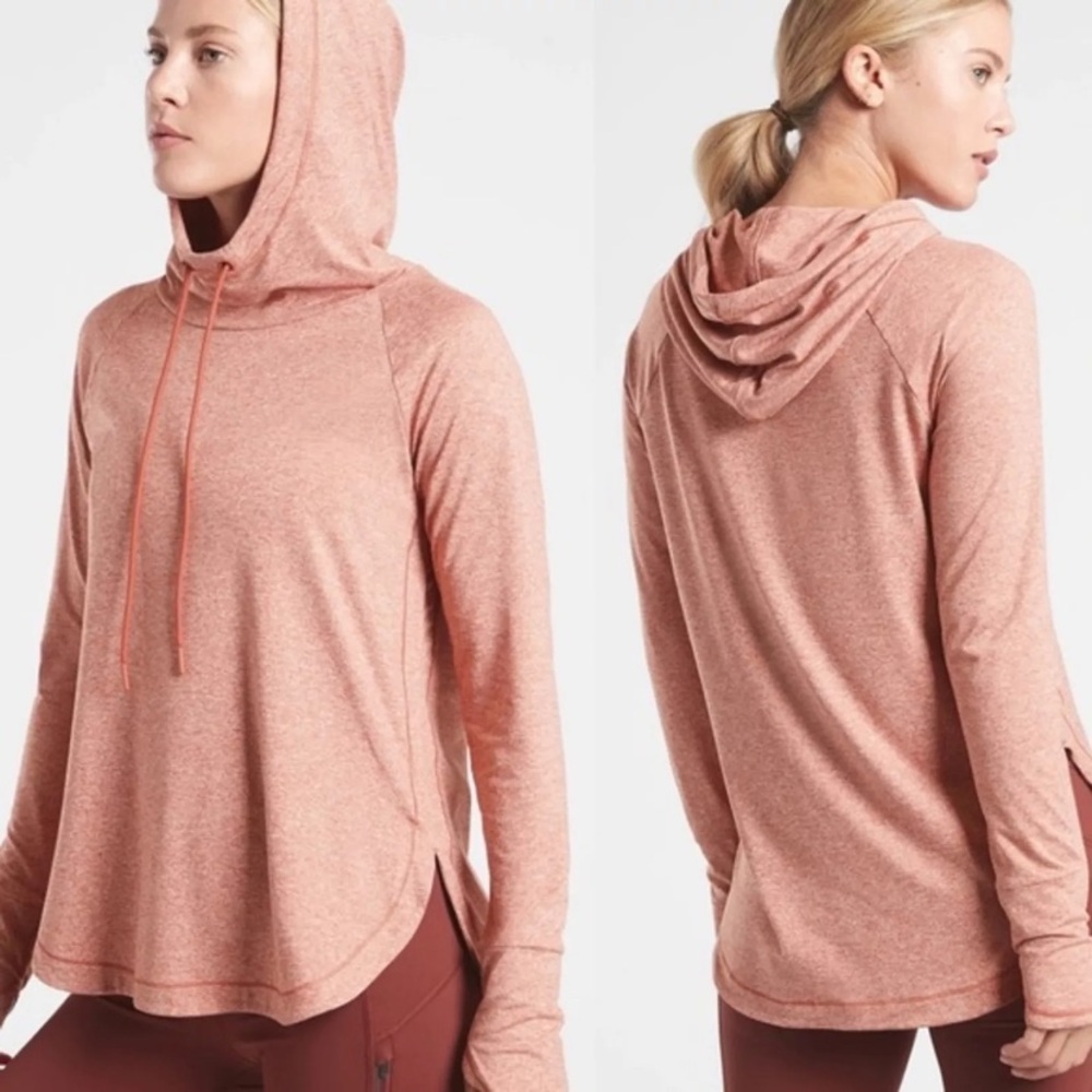 Velocity Activewear Terracotta Long Thumbhole Sleeves Top Size S #1531